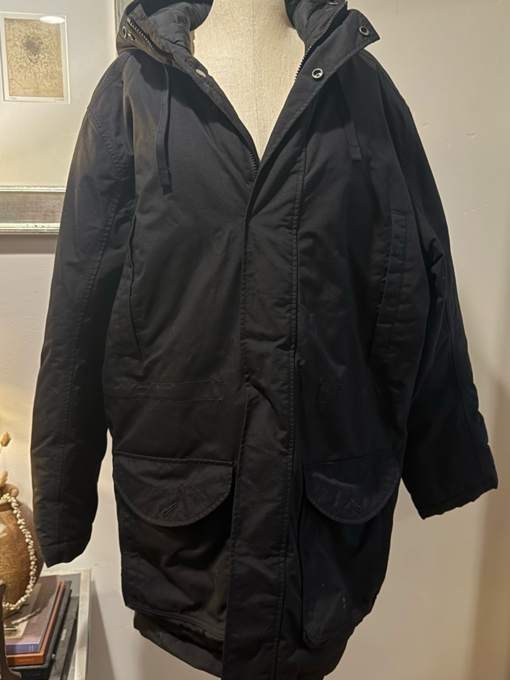 Timberland black Hooded insulated waterproof Parka